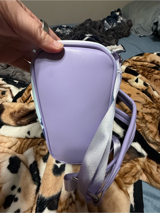 Loungefly Frozen II Elsa Ice Palace Mini Backpack in Blue and Purple main image 4